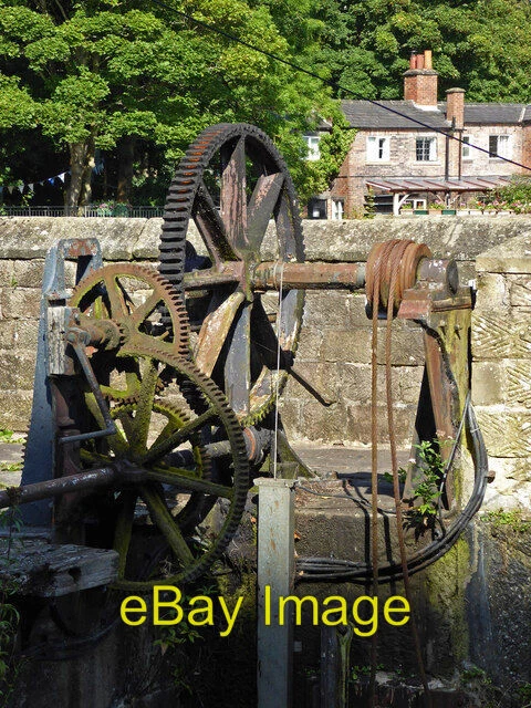 Photo 6x4 Sluice by East Mill, Belper On the horseshoe weir that supplies c2017