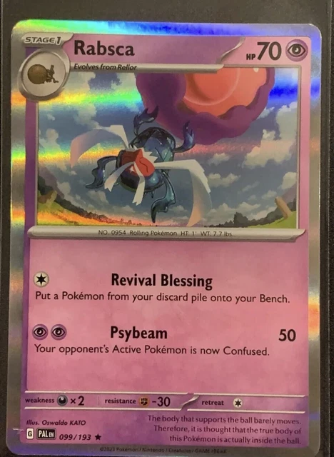 RABSCA - 099/193 - Reverse Holo - Paldea Evolved PAL - Mint
