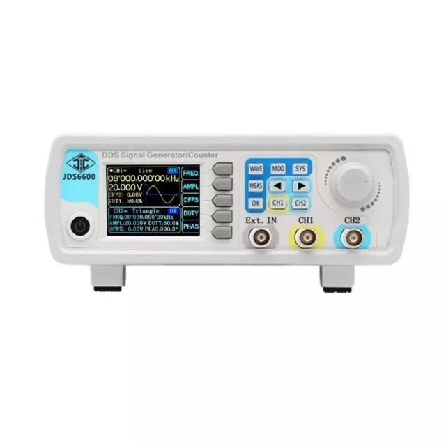 JDS6600 15-60MHz DDS Function Signal Generator CNC Arbitrary Waveform Pulse Wave 2