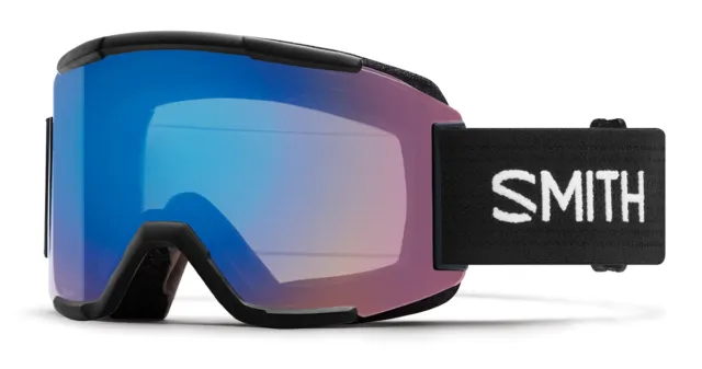 Smith Optics Equipe Ski Snowboard Noir - Chromapop Rose Flash Courant Nouveau