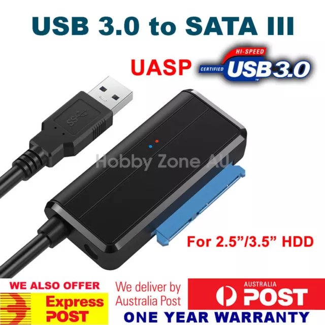 UASP to USB 3.0 Converter/USB 3.0 to 2.5"/3.5" SATA Hard Drive SSD Adapter Cable