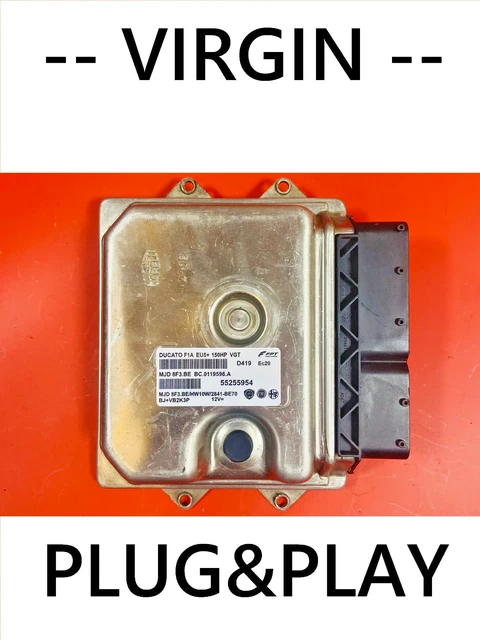 Calculateur Moteur Vierge Fiat Punto MJD 8F3.GA HW10C - Référence 51918353, Remanufacturé