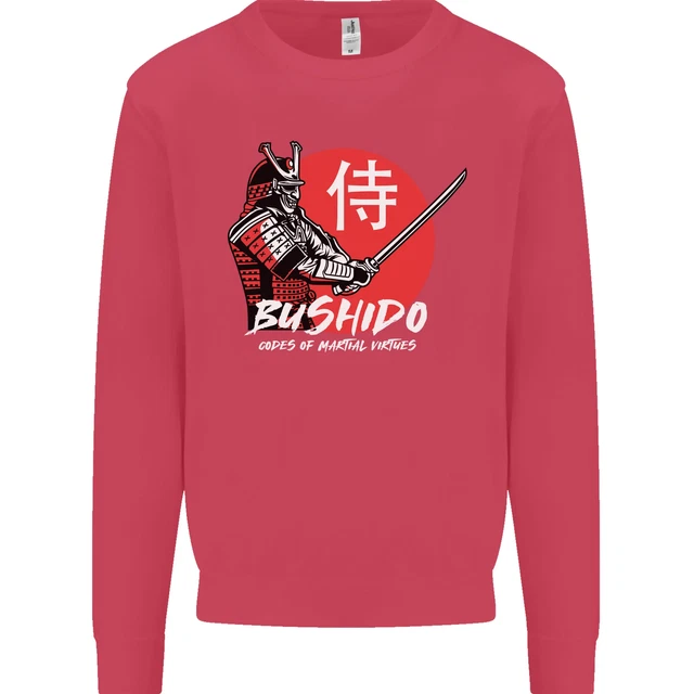Felpa maglione Bushido Samurai Warrior Sword Ronin MMA Sword 11