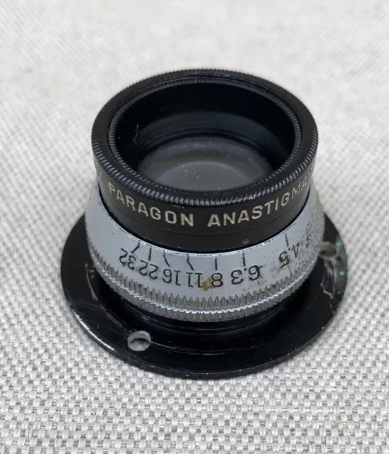 ILEX Paragon Anastigmat ~ f 4.5  Focus 3 1/2 inch ~ Enlarging Lens ~ Made in USA