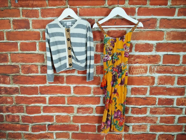 Girl Bundle Age 3-4 Years 100% Next Floral Summer Jumpsuit Stripe Cardigan 104Cm