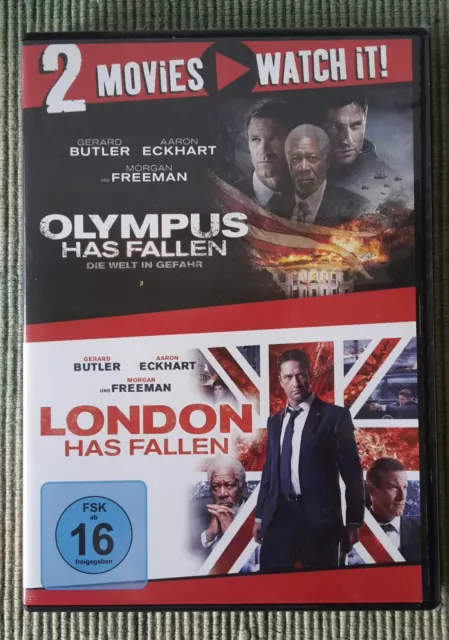 Olympus has fallen & London has fallen , 2 DVD-Box,  Gerard Butler DVD