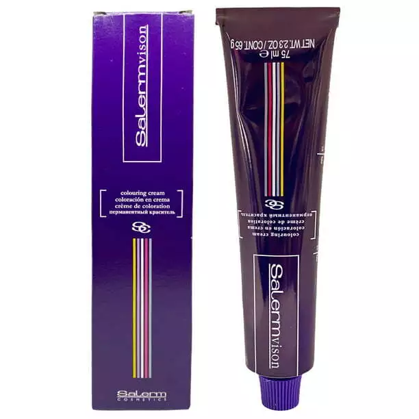 Salerm Vision Permanent Coloring Cream Hair Color 2.3 Oz