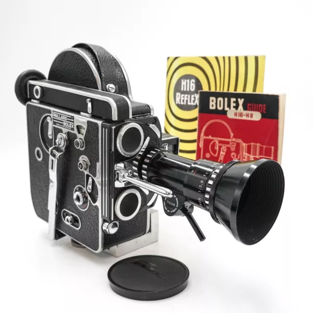 Paillard Bolex H16 reflex 16 mm fotocamera pellicola cinematografica e obiettivo 17-85 mm f/3.8 S8-8153