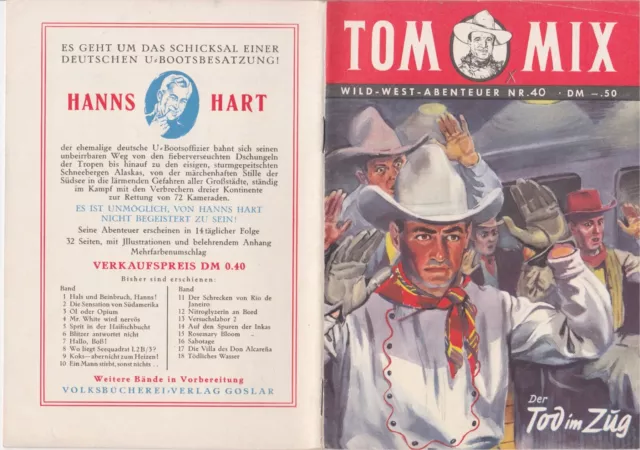 Tom Mix Nr. 40  (Zust. 2)   - Nachkrieg -