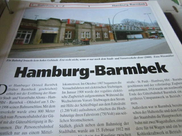 BAHNHOF N UND Gleisplan Hamburg Barmbeck 4S EUR 5 45 PicClick DE gerb-floating-slab-track-fst-for-hamburg-underground-metro-system