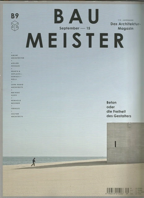 Baumeister, The Architektur-Magazin. September 15, 9-2015