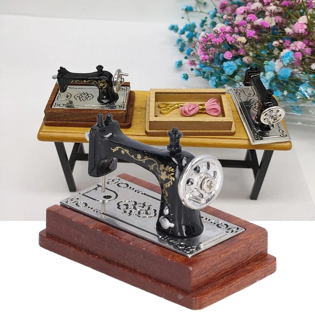 MACHINE À COUDRE MINIATURE DE POUPÉE SINGER MADE IN USA DÉBUT
