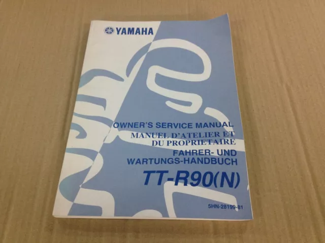 Manuel Owner's service manual Yamaha TT-R90(N)