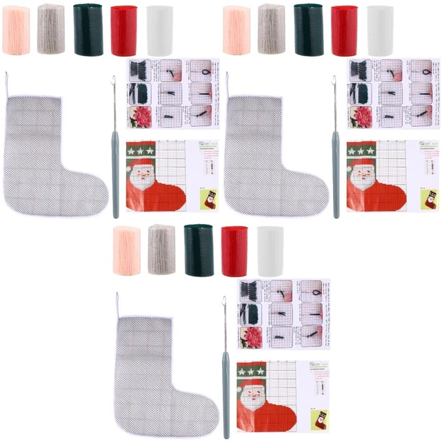 3 Juegos DIY Navidad Decoración Navidad Tratado Soporte DIY