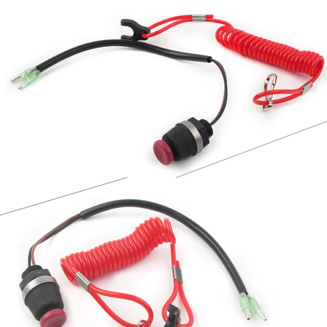 ISURE MARINE Universal Boat Kill Switch Key Set With Lanyard - Fits Mercury, Yamaha, Honda & More