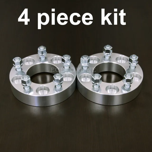 4pc 1.25" Adapter Spacers - allows 5x4.5 Cars to use 5x135 Wheels - 12x1.5 Studs