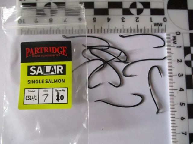 Partridge salar cs14/1 michael frodin black salmon single size 7 x 10 