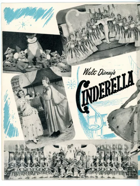 Ice Cycles 1953 Souvenir ~ Walt Disney ~ 8Th Cinderalla Edition ~ Ice Capades 7