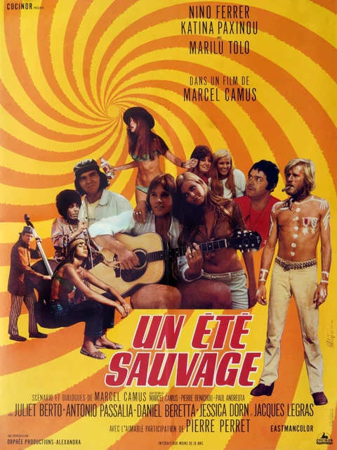 Un Été Sauvage, Nino Ferrer, Repro Affiche De Cinema Vintage (40X60)