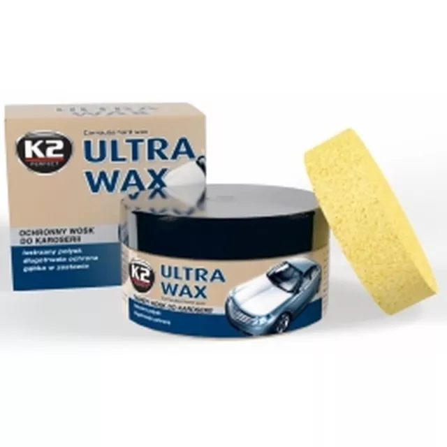 (15,16 EUR/kg) K2 ULTRA WAX Auto WACHS mit Carnauba Autopolitur 250g