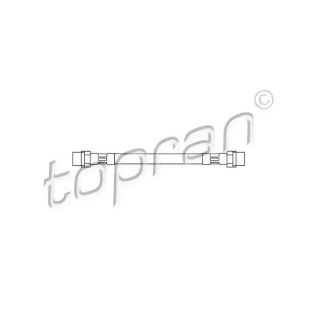TOPRAN Flessibile Del Freno Posteriore Linea Destra per Audi 80 90 104 163