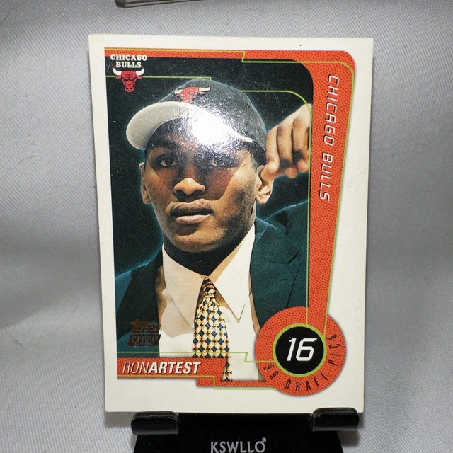 1999 TOPPS ROOKIE Card NBA Tipoff Ron Artest Chicago Bulls 113 EUR 7