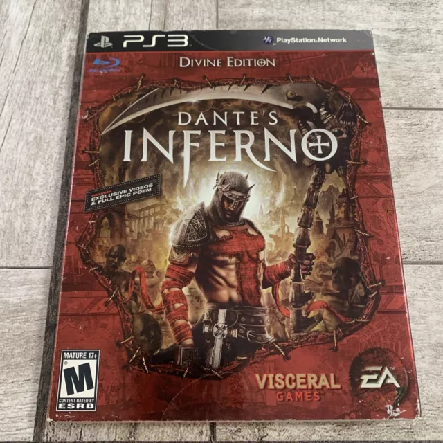 Dante's Inferno - Divine Edition (Sony PlayStation 3 PS3, 2010) ¡Completo Probado!