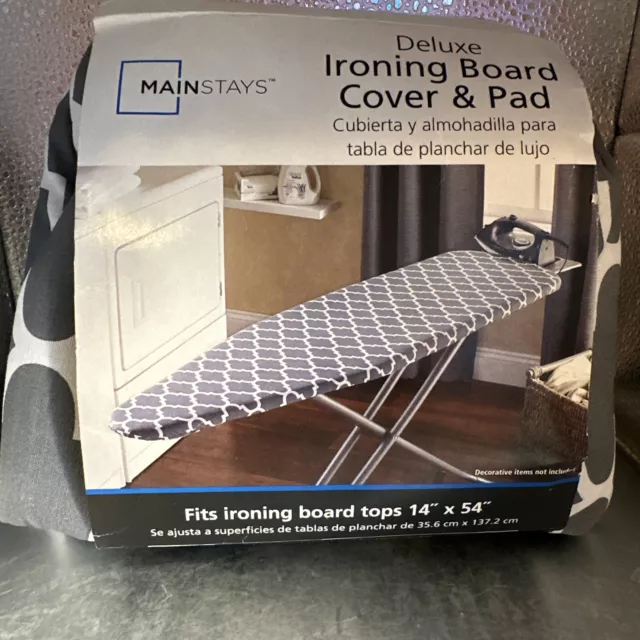 NEW Standard Size IRONING BOARD COVER Pad Black & White Threshold Target  Brand
