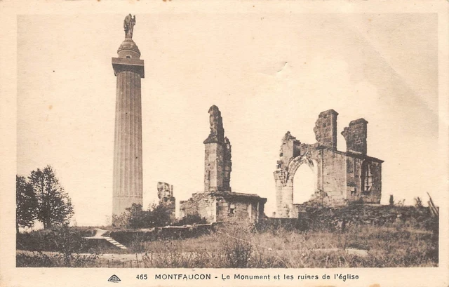 MONTFAUCON - Le Monument Et Les Ruines De L'église – Livre Occasion