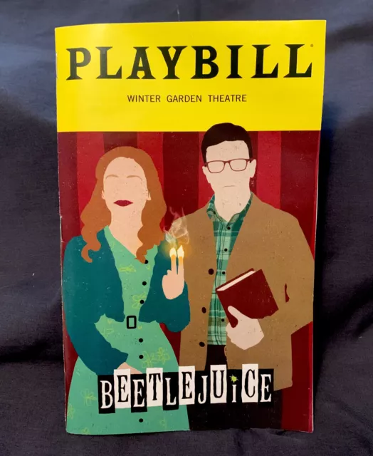 BEETLEJUICE Broadway Playbill MAITLANDS cover (March 2020) Winter Garden Theatre