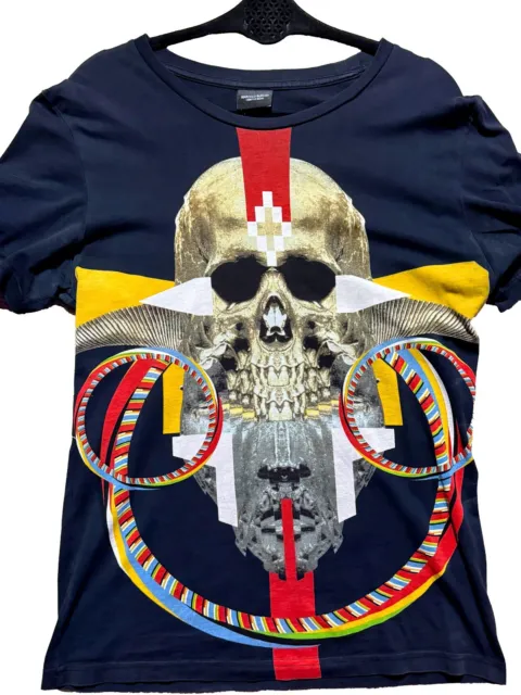 💛 MARCELO BURLON Skull T-Shirt Tee LARGE MENS 💯Authentic🔥