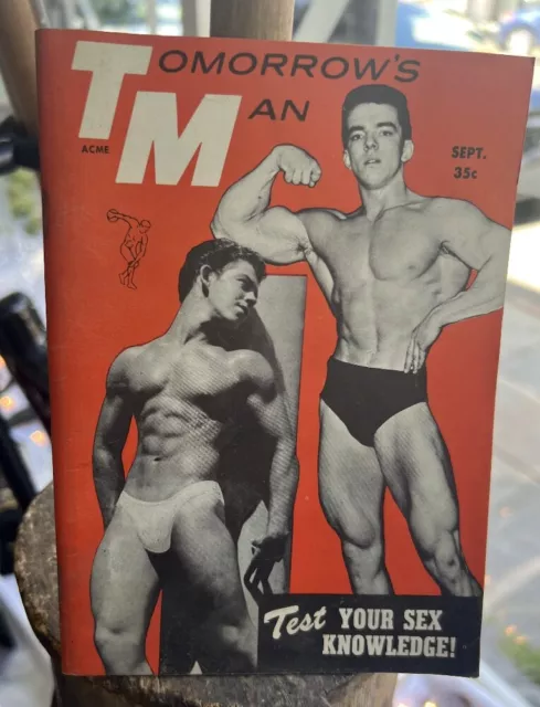 Vintage Gay Male Interesse Foto Magazin Posten 1958- 1959 Beefcake Körperbau RAR 2