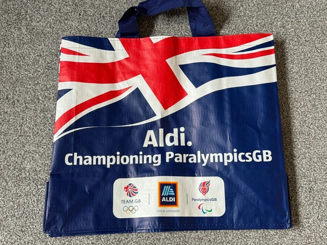 NEW OFFICIAL ALDI Shopping Bag For Life 2024 Olympics & Paralympics
