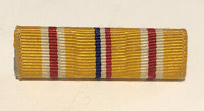 WWII WW2 US Army Asia Asiatic Pacific Campaign Medal ACPM Pin Back Ribbon Bar