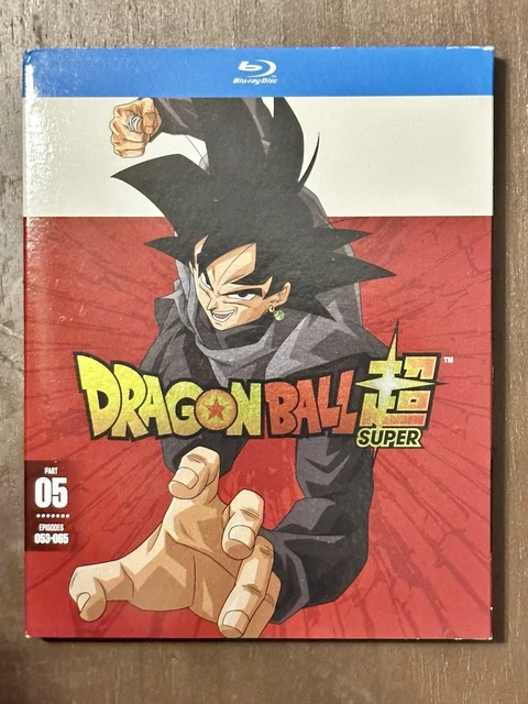DRAGON BALL SUPER: Part Five (Blu-ray) With Goku Black Slipcover SEALED - Dragon Ball Super Vol 5 Blu Ray