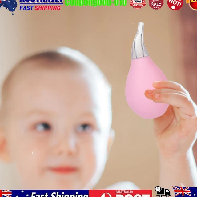 New Baby Nasal Aspirator Medical PVC Mucus Vacuum Silicone Tip Water Drop Shape