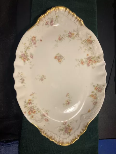 Theo Haviland Limoges France 1895 mark 'n' Rose Serving Platter, free shipping