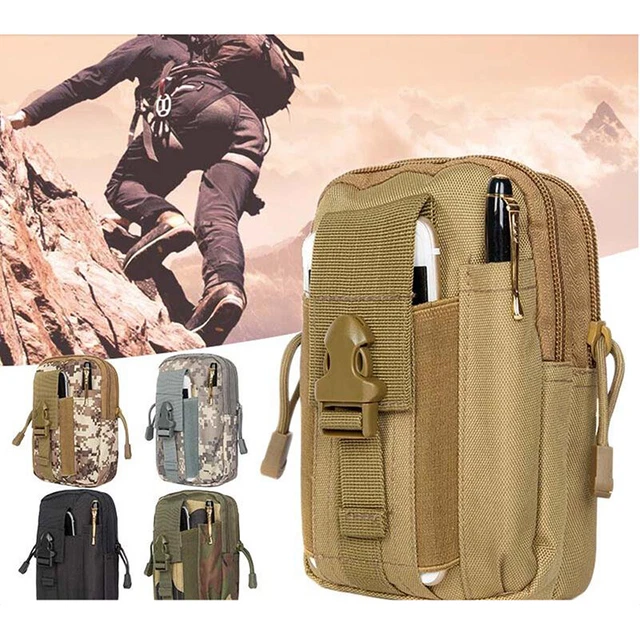 1 pz borsa tattica vita vita borsa da cintura campeggio outdoor borsa militare portafoglio- Sg