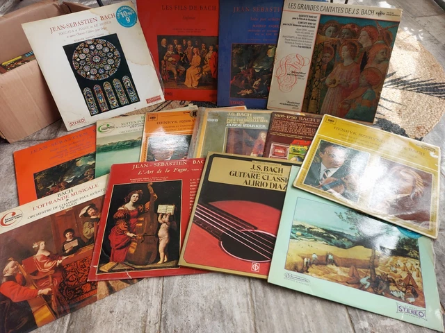 vinyles 33 tours lot Bach