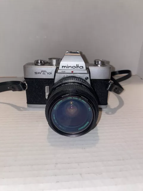 Minolta SRT-101 35mm SLR Film Camera (Untested)