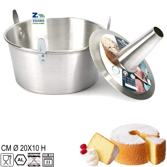 Tortiera Chiffon Cake VESPA 20cm - Stampo Angel Cake In Alluminio | Made In Italy - Foto 7