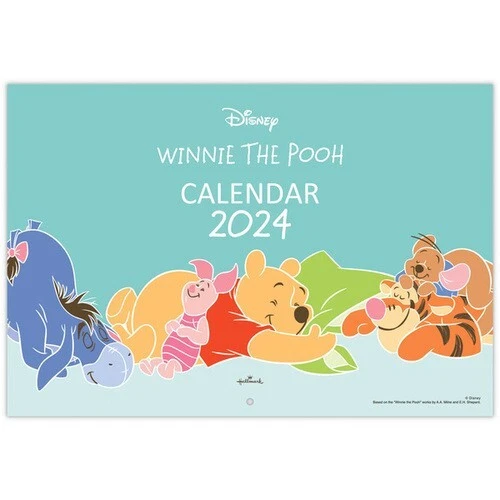 2024 HALLMARK WALL Calendar Disney Winnie the Pooh L 41.00 PicClick