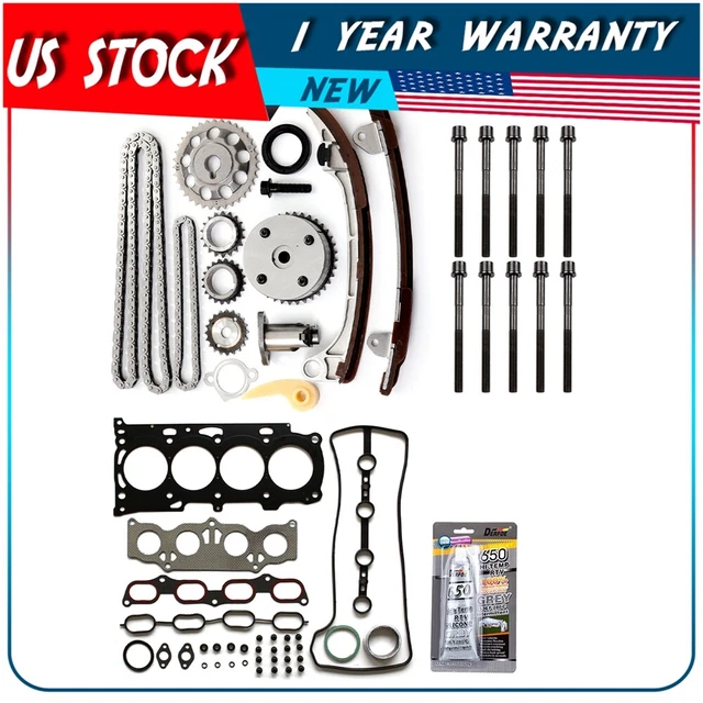 HEAD GASKET BOLTS Set Timing Chain Kit For 20072010 Scion tC 2.4L 120