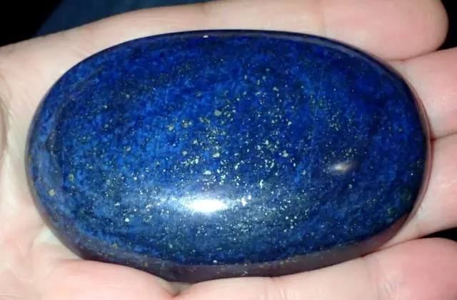 89.5mm Old Stock Natural Lapis Lazuli Stone Cabochon Pendant 105 Grams #GM5