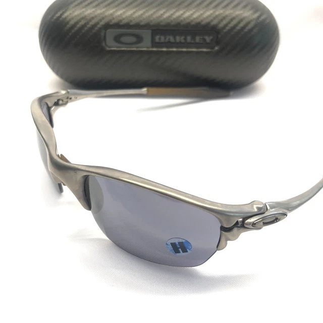 RARE OAKLEY HALF X SUNGLASSES XMetal Plasma Frames Black Iridium