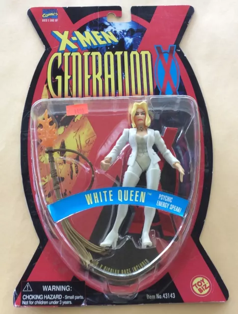 1995 Toy Biz Marvel Comics X-MEN Generation X White Queen Action Figure NIP