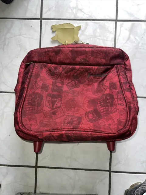 Samantha Brown Luggage Rolling Carry On BAG RED