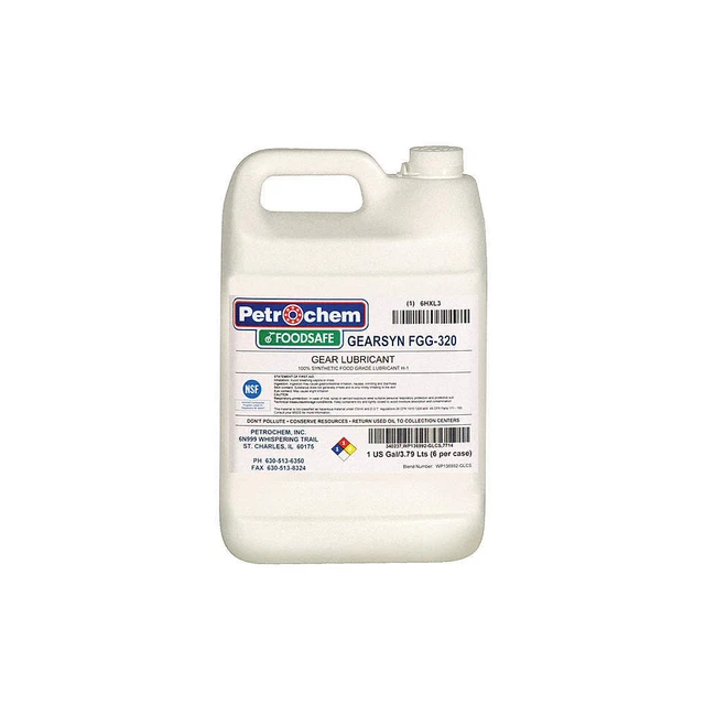 PETROCHEM GEARSYN FGG-320-001 Food Grade Synthetic Gear Oil ISO 320