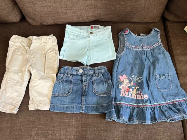 Baby girl bundle of clothes,6-9months,jeans material,very good condition
