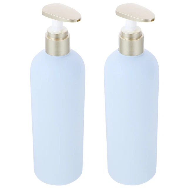 2 Stück Pumpflaschen 400ml - Auslaufsichere Reiseflaschen Für Shampoo & Duschgel